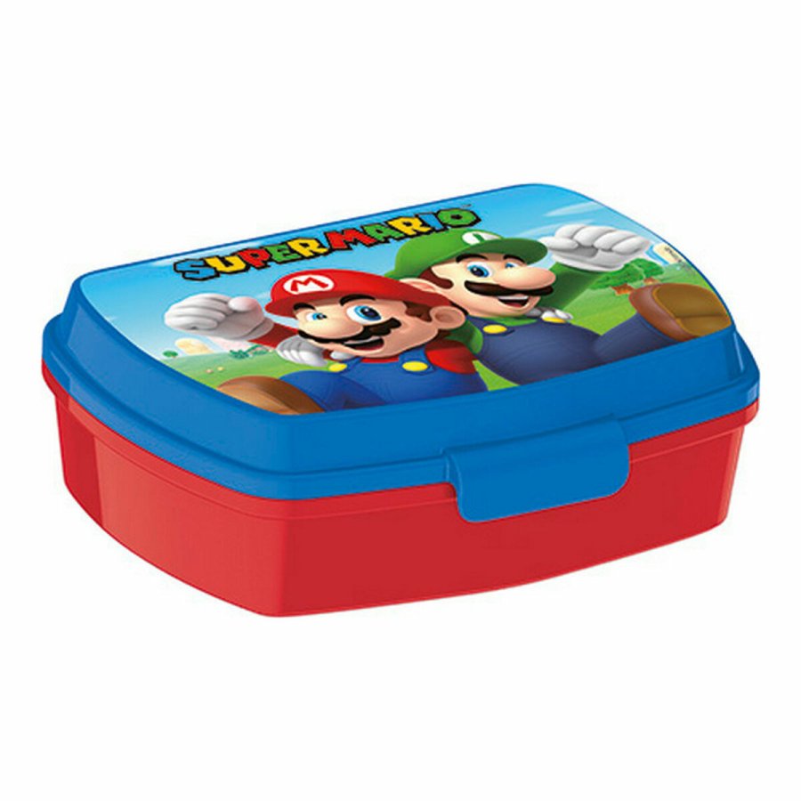 Madkasse til Sandwich Super Mario Plastik Rd Bl (17 x 5.6 x 13.3 cm) #10