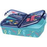 Madkasse med rum Stitch Palms polypropylen 19 x 14 x 7 cm 19,5 x 16,5 x 6,7 cm #1