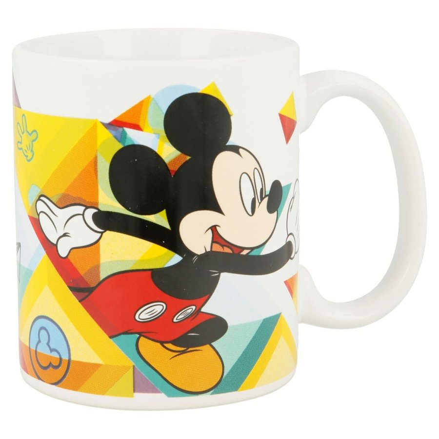 Krus Mickey Mouse Happy smiles Bl Rd Keramik 350 ml #1