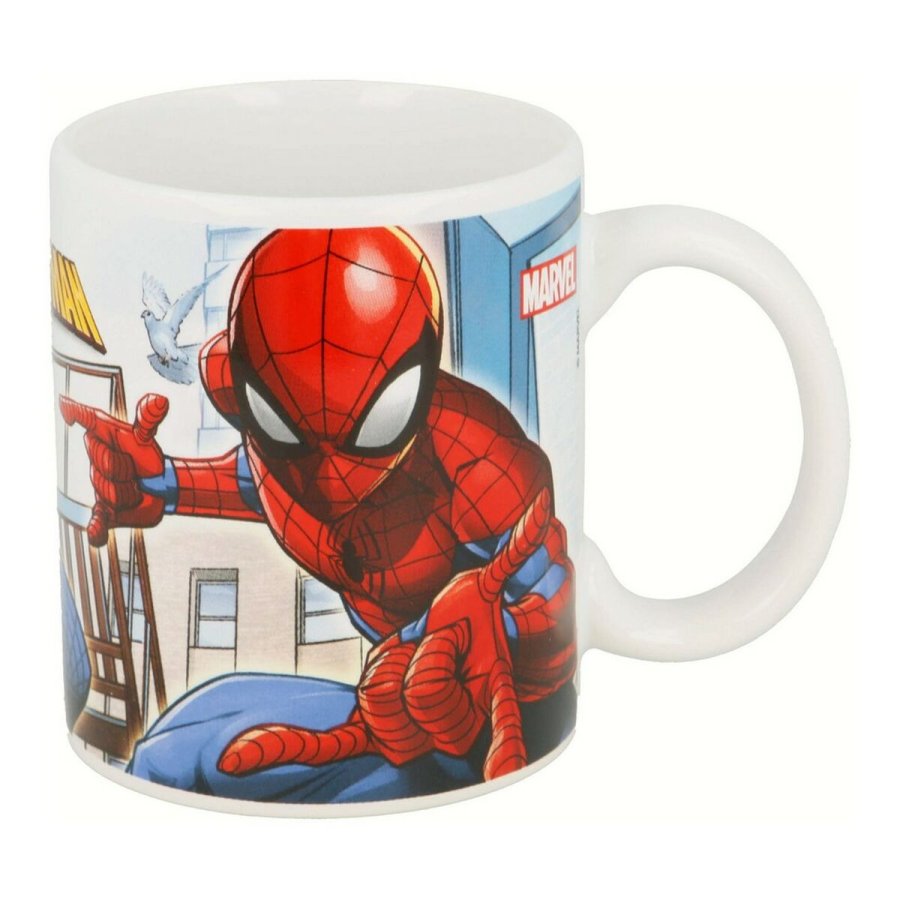 Krus Spider-Man Great power Bl Rd Keramik 350 ml #5