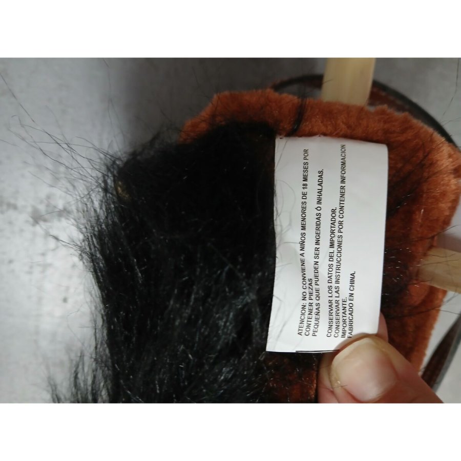 G Vogne med lyd Bevgelse 95 cm Hest Brun Fldefarvet #3