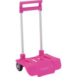 Sammenklappelig Vogn Til Rygsktransport Safta Fuchsia 30 x 85 x 23 cm #1