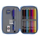 Dobbelt penalhus RCD Espanyol Bl Hvid 12,5 x 19,5 x 4 cm #2