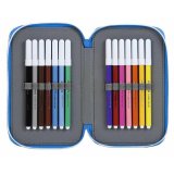 Dobbelt penalhus RCD Espanyol Bl Hvid 12,5 x 19,5 x 4 cm #4