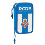 Dobbelt penalhus RCD Espanyol Bl Hvid 12,5 x 19,5 x 4 cm #1