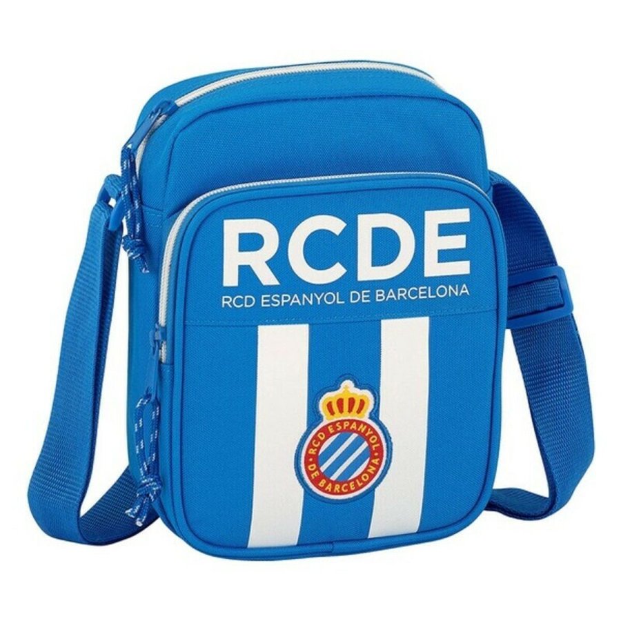 Skuldertasker RCD Espanyol 611753672 Bl Hvid (16 x 22 x 6 cm) #1