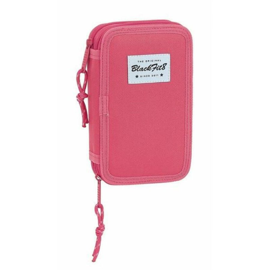Dobbelt penalhus BlackFit8 M854 Pink 12.5 x 19.5 x 4 cm (28 Dele) #1