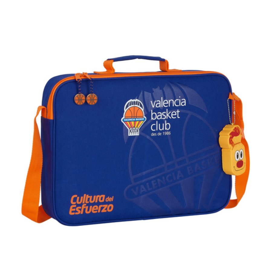 Skole skoletaske Valencia Basket Bl Orange (38 x 28 x 6 cm) #1