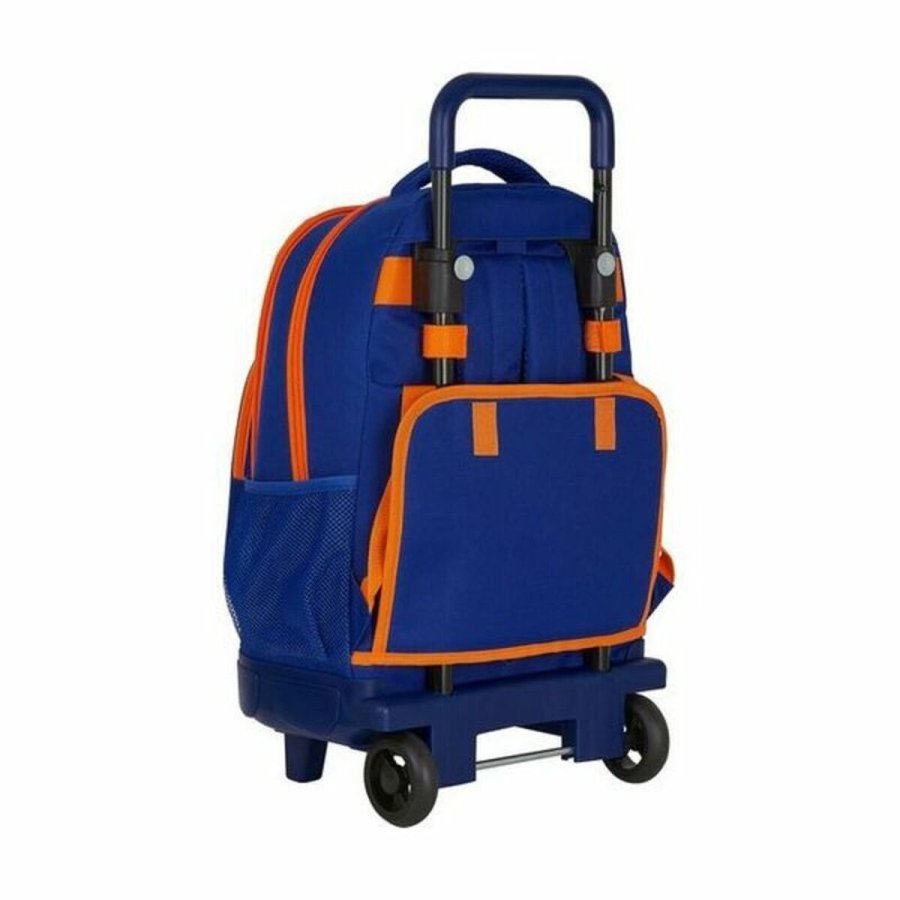 Skolerygsk med Hjul Compact Valencia Basket M918 Bl Orange (33 x 45 x 22 cm) #2