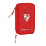 Dobbelt penalhus Sevilla Ftbol Club M854 Rd 12.5 x 19.5 x 4 cm (28 Dele) #1