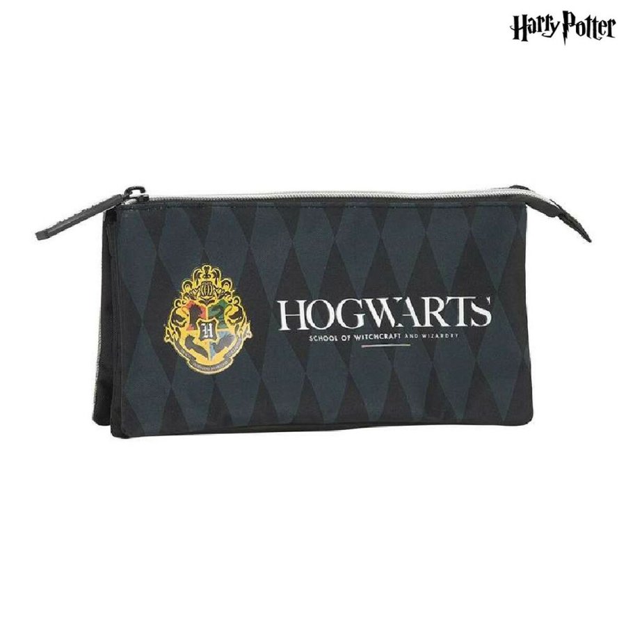 Vadsk Harry Potter Hogwarts Tredobbelt Harry Potter Sort Gr (22 x 12 x 3 cm) (22 x 3 x 12 cm) #1