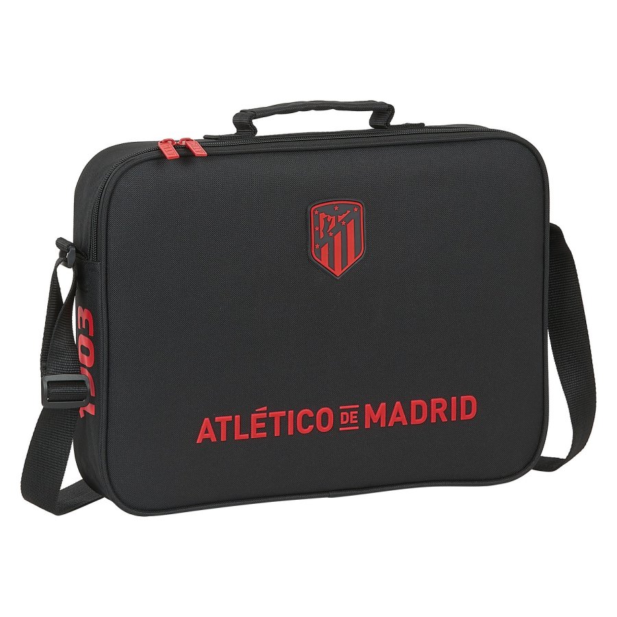 Skole skoletaske Atltico Madrid Sort (38 x 28 x 6 cm) #1