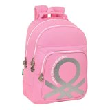 Skoletaske Benetton Pink (32 x 42 x 15 cm) #1