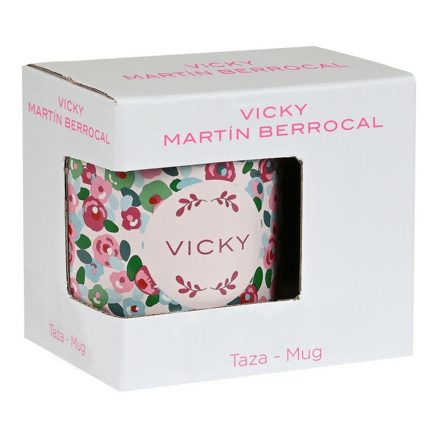 Krus Vicky Martn Berrocal Rosebloom Keramik Multifarvet (350 ml) #3