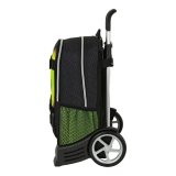 Skolerygsk med Hjul Nerf Neon Sort Lime (31 x 44 x 17 cm) #2