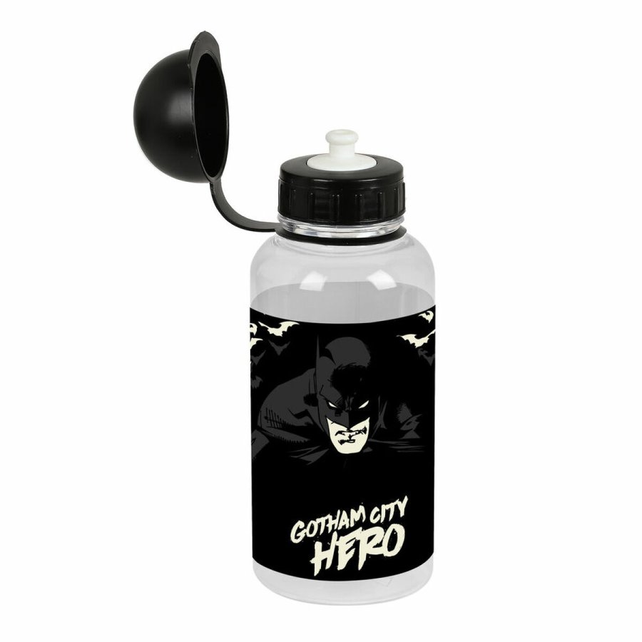 Vandflaske Batman Hero Sort PVC 500 ml #1
