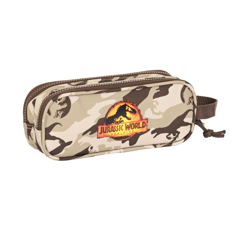 Dobbelt carry-all Jurassic World Dominion Brun (21 x 8 x 6 cm) #2