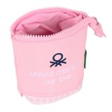 Penalhus Kop Benetton Vichy Pink (8 x 19 x 6 cm) #3
