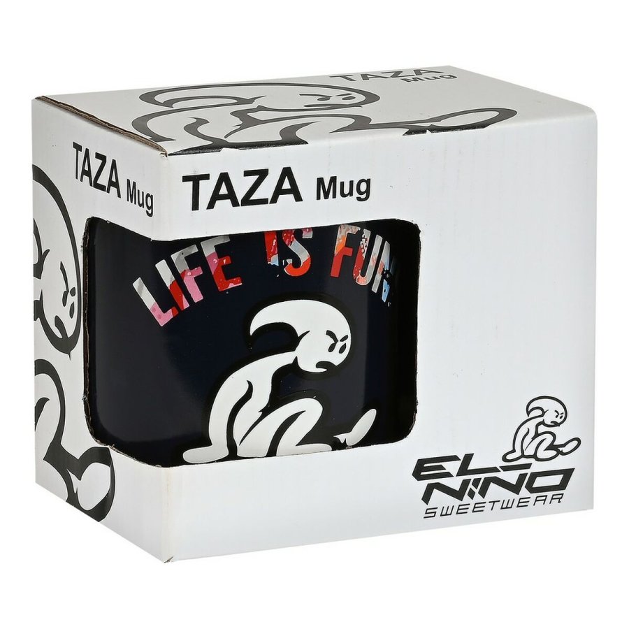 Krus El Nio Life is fun Keramik Multifarvet (350 ml) #5