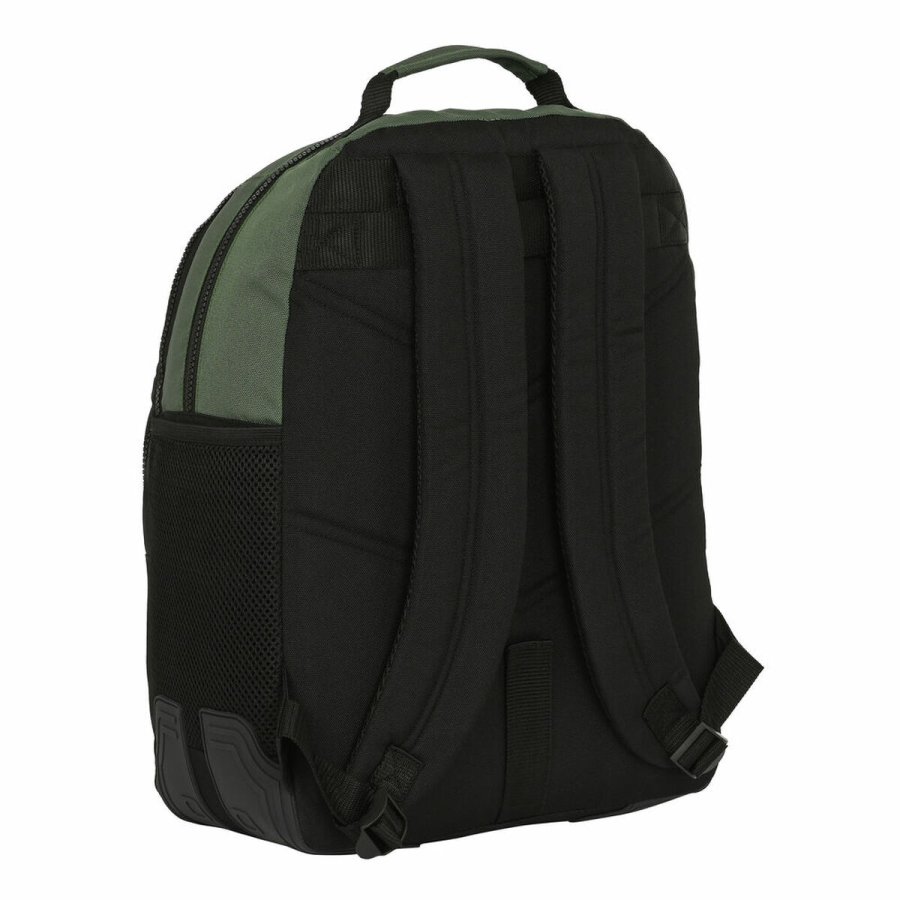 Skoletaske BlackFit8 Gradient Sort Militrgrn 32 x 42 x 15 cm #3