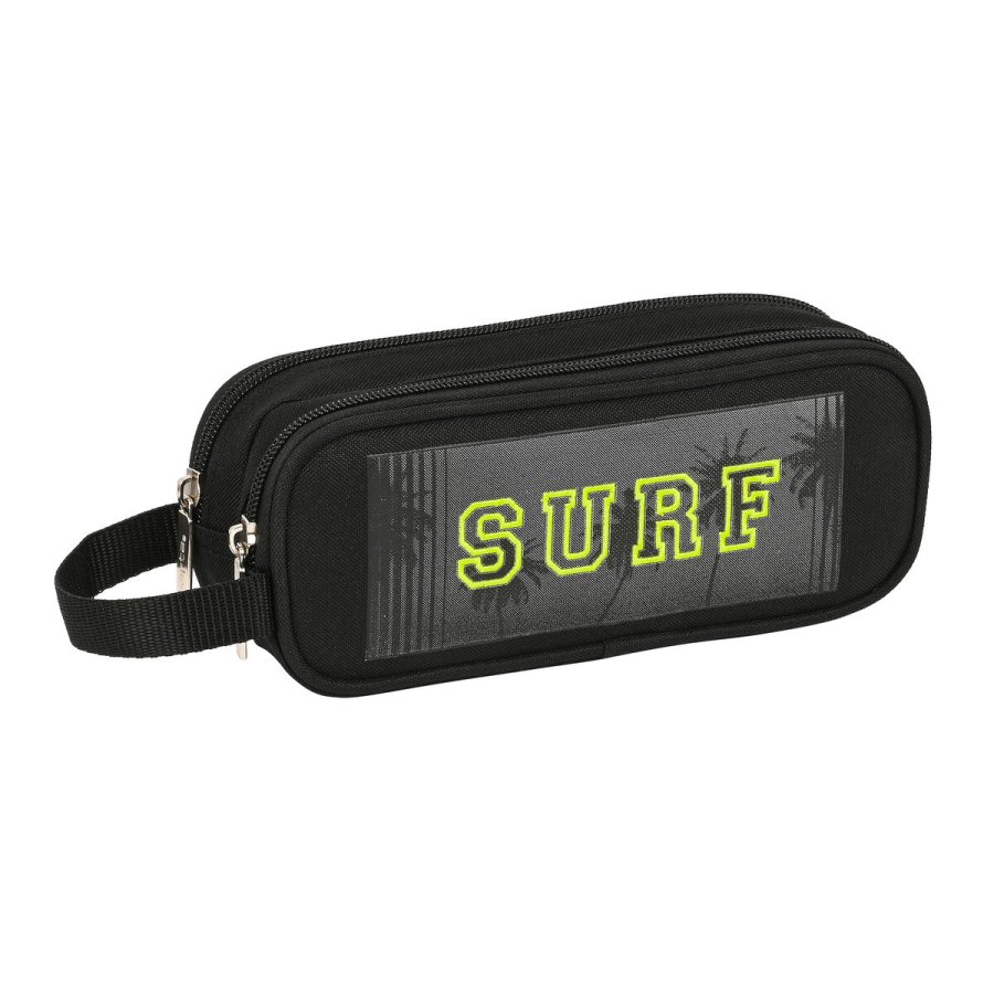 Dobbelt carry-all Safta Surf Sort (21 x 8 x 6 cm) #1