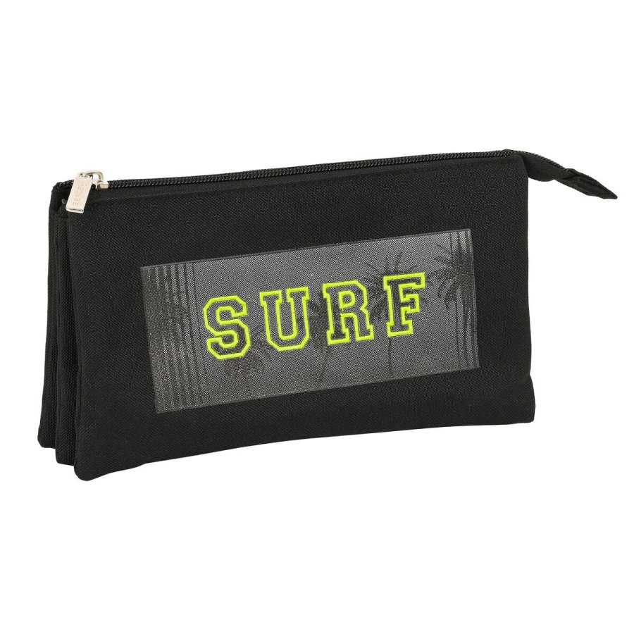 Tredobbelt bretaske Safta Surf Sort (22 x 12 x 3 cm) #1