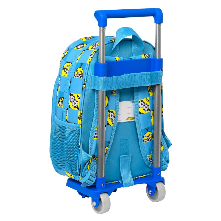 Skolerygsk med Hjul Minions Minionstatic Bl 26 x 34 x 11 cm #3