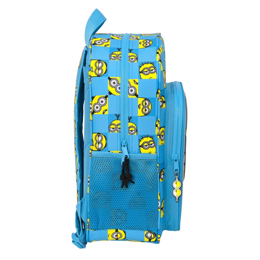 Skoletaske Minions Minionstatic Bl 33 x 42 x 14 cm #2
