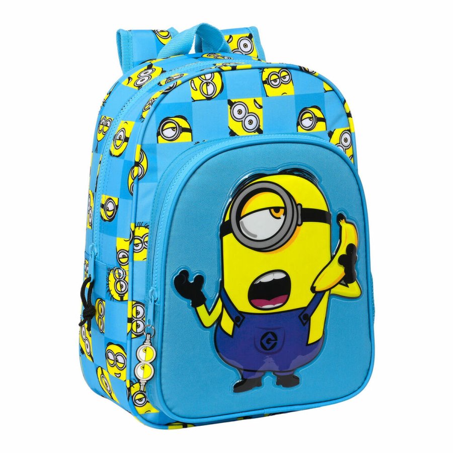 Skoletaske Minions Minionstatic Bl 26 x 34 x 11 cm #1