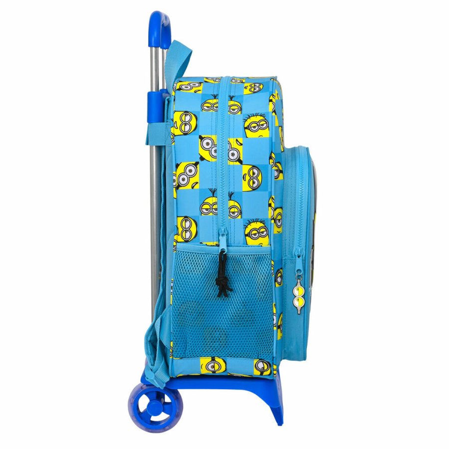 Skolerygsk med Hjul Minions Minionstatic Bl (33 x 42 x 14 cm) #2