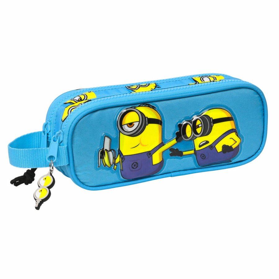 Dobbelt carry-all Minions Minionstatic Bl (21 x 8 x 6 cm) #1