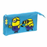 Tredobbelt bretaske Minions Minionstatic Bl (22 x 12 x 3 cm) #1