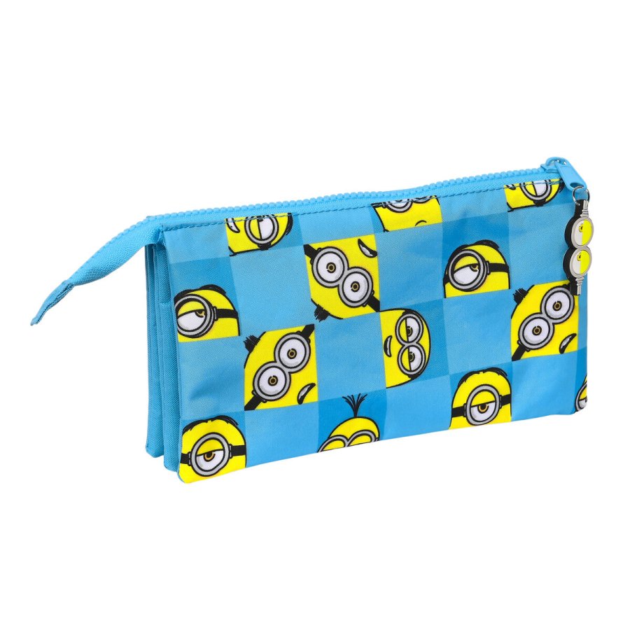 Tredobbelt bretaske Minions Minionstatic Bl (22 x 12 x 3 cm) #3