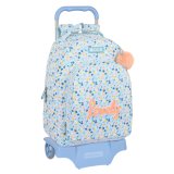 Skolerygsk med Hjul Moos Lovely Bl 32 x 42 x 15 cm #1