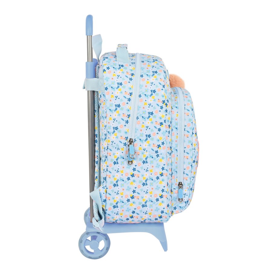 Skolerygsk med Hjul Moos Lovely Bl 32 x 42 x 15 cm #3