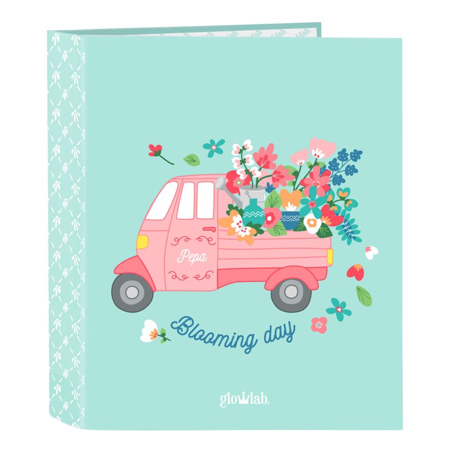 Ringbind Glow Lab Pepa Grn A4 27 x 33 x 6 cm #1