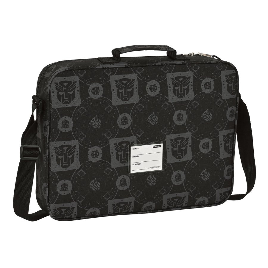 Skole skoletaske Transformers Sort 38 x 28 x 6 cm #3