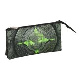 Tredobbelt bretaske Transformers Sort 22 x 12 x 3 cm #1