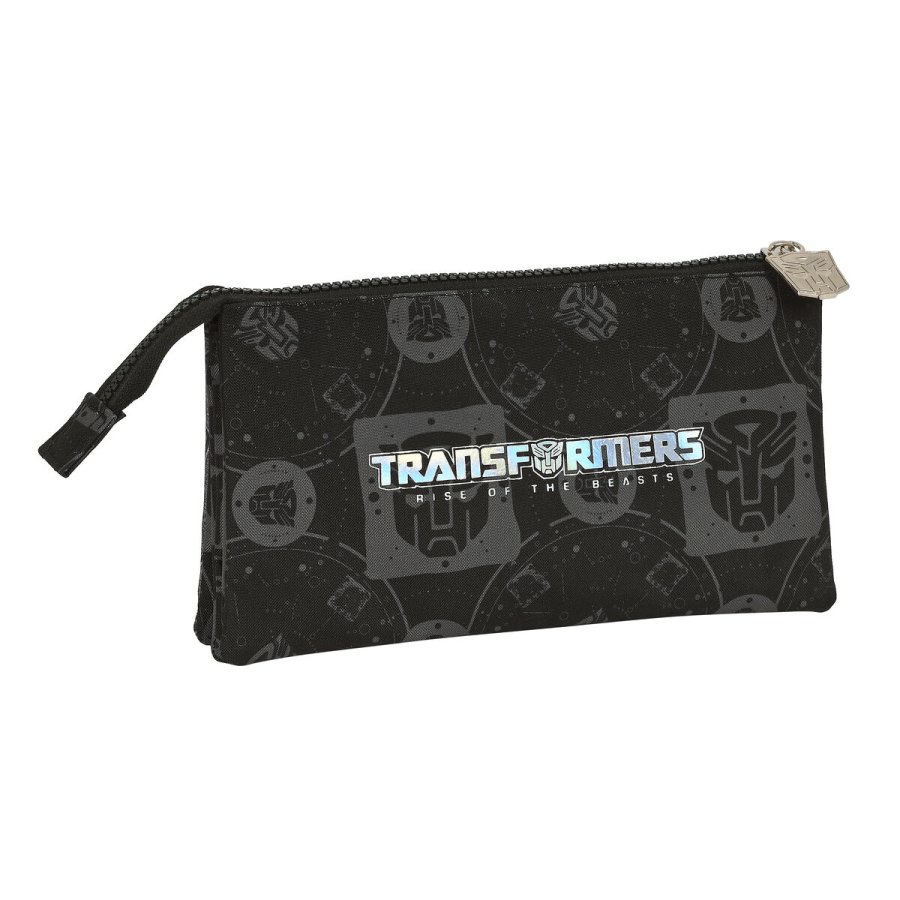 Tredobbelt bretaske Transformers Sort 22 x 12 x 3 cm #3
