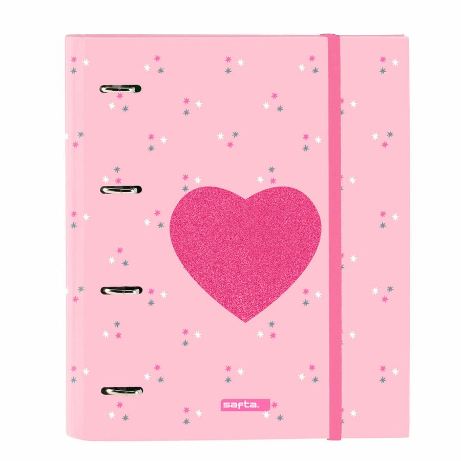 Ringbind Safta Corazn A4 Pink (27 x 32 x 3.5 cm) #1