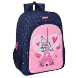 Skoletaske Safta Paris Pink Marinebl 33 x 42 x 14 cm #1