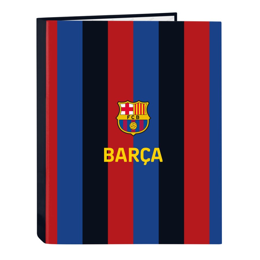 Ringbind F.C. Barcelona Rdbrun Marinebl A4 26.5 x 33 x 4 cm #1