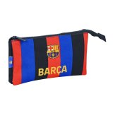 Tredobbelt bretaske F.C. Barcelona Rdbrun Marinebl 22 x 12 x 3 cm #1