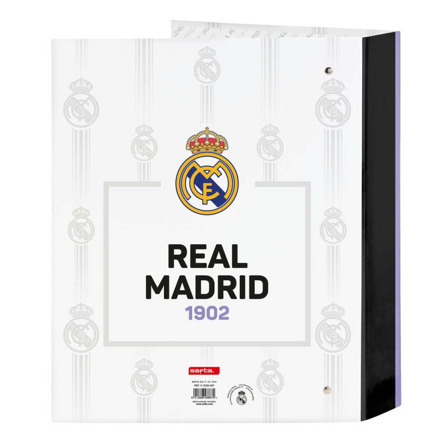 Ringbind Real Madrid C.F. Sort Hvid A4 (27 x 33 x 6 cm) #2