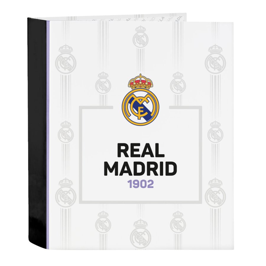 Ringbind Real Madrid C.F. Sort Hvid A4 (27 x 33 x 6 cm) #1