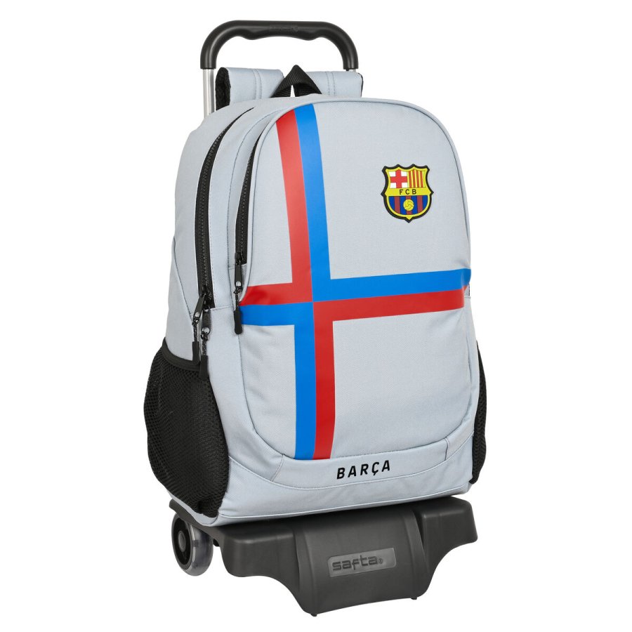 Skolerygsk med Hjul F.C. Barcelona Gr (32 x 44 x 16 cm) #1