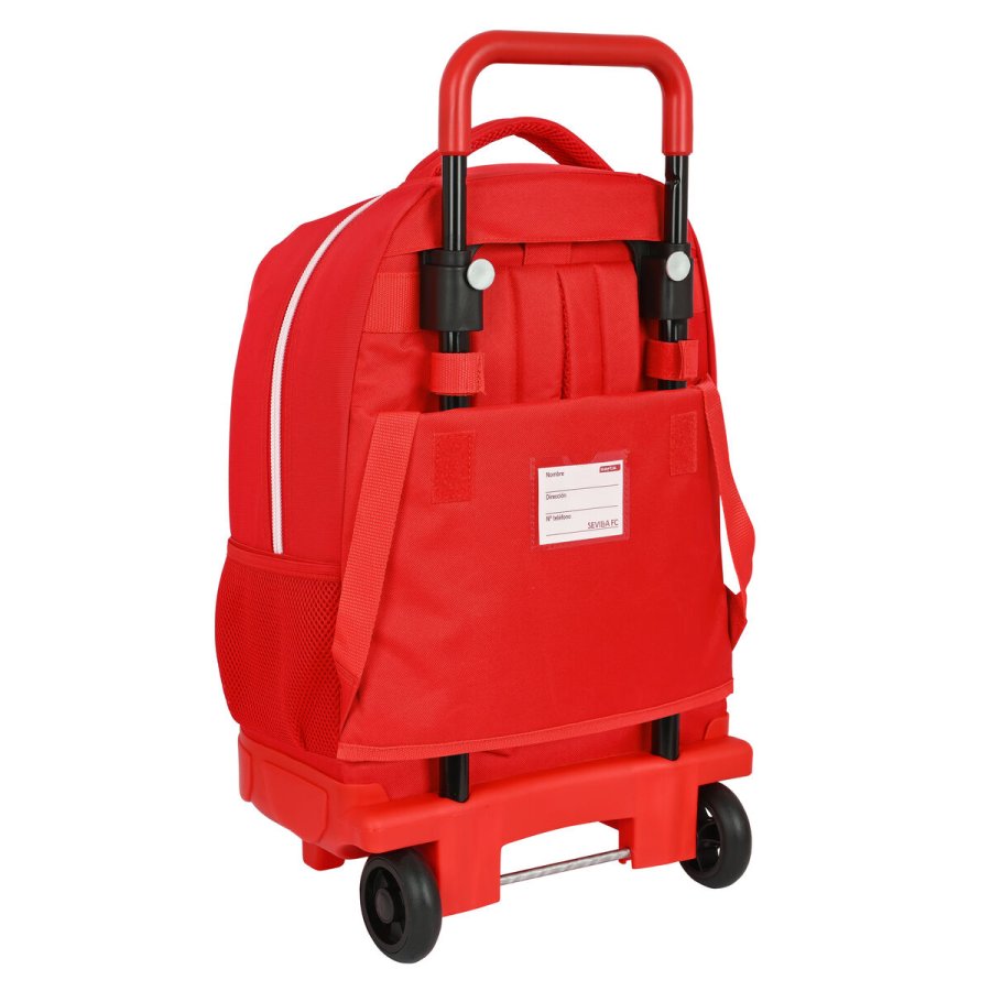 Skolerygsk med Hjul Sevilla Ftbol Club Rd (33 x 45 x 22 cm) #3
