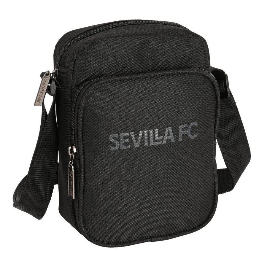 Skuldertaske Sevilla Ftbol Club Teen 16 x 22 x 6 cm Sort #1
