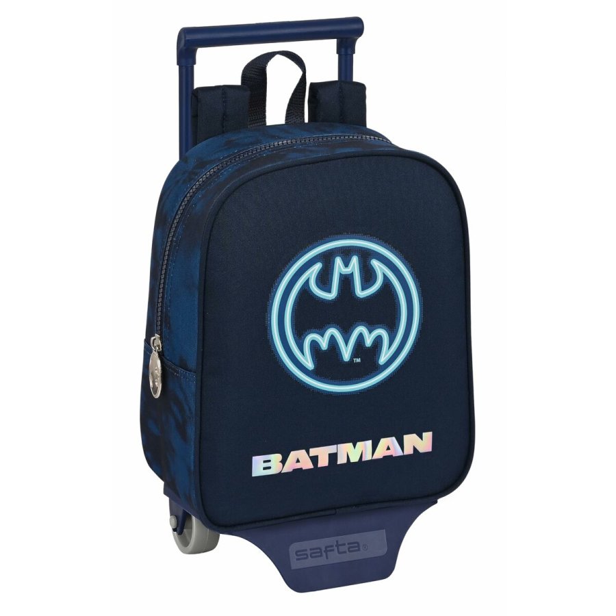 Skolerygsk med Hjul Batman Legendary Marinebl 22 x 27 x 10 cm #1