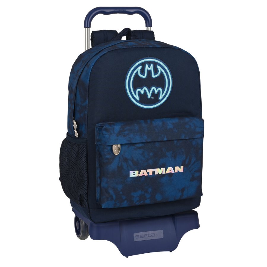 Skolerygsk med Hjul Batman Legendary Marinebl 30 x 43 x 14 cm #1